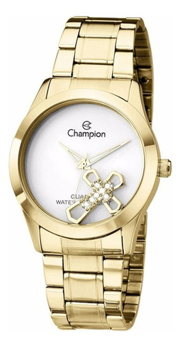 Relógio Champion Feminino Passion Ch25909h Original C/ Nota Cor da correia Dourado Cor do bisel Dourado Cor do fundo