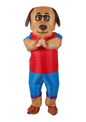 Disfraz Inflable Perro Adultos Fiesta Cumpleaños Halloween