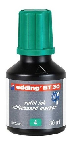 Tinta Marcador Seco Edding Bt30 Verde Con Boquilla