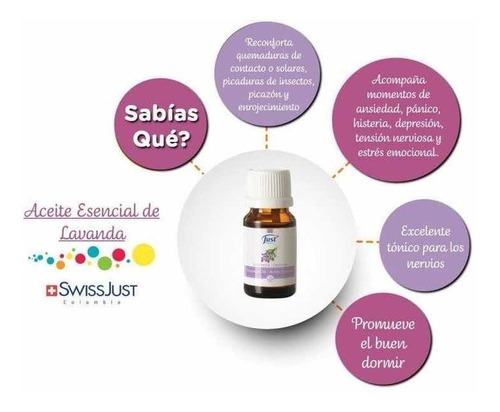 Aceite Esencial De Lavanda Just