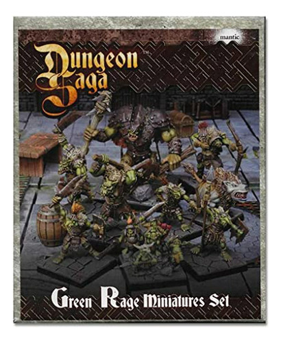 Dungeon Saga: The Green Rage Miniature Set