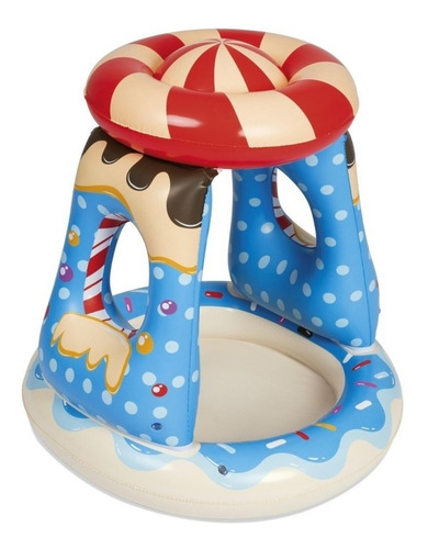Imagen 4 de 7 de Pileta Bestway Para Bebes Candy 91 X 91 X 89 Cm Jeg 52270