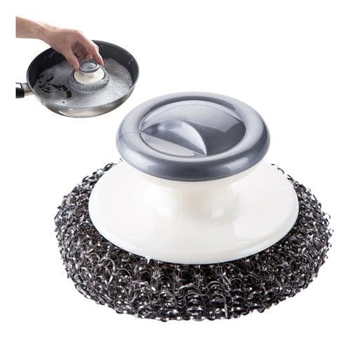 Js De Metal Fregador De Cocina Ergonómico Para Platos Ollas