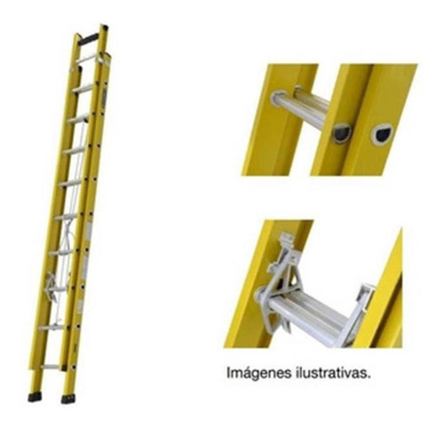 Alquiler Escalera Extensible Fibra 24esc. 7,2m U R U