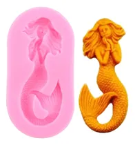Comprar Yihuomolds Mermaid Silicona Moldes De Fondant Moldes Marino