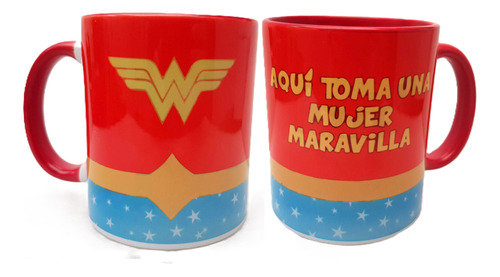 Mug Taza Pocillo Wonder Woman Mujer Maravilla Dc Héroes