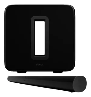 Barra Sonos Arc 3d Dolby Atmos E Alto-falante Sonos Sub Wifi