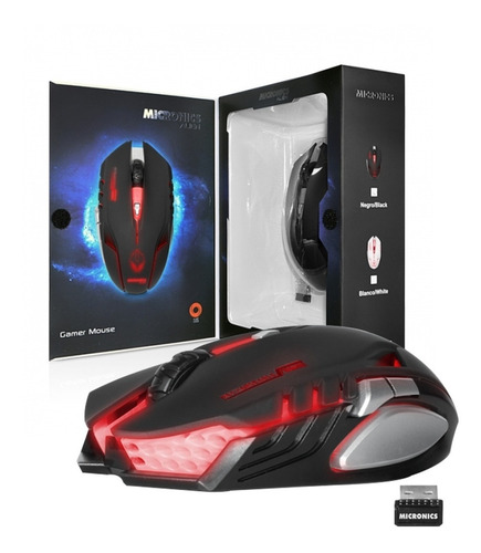 Mouse Gamer Inalambrico Micronics Alien - Mic M834wl