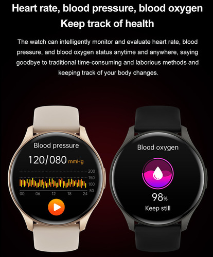 Smartwatch Mujer Ip68 Impermeable Bluetooth Para Huawei Ios