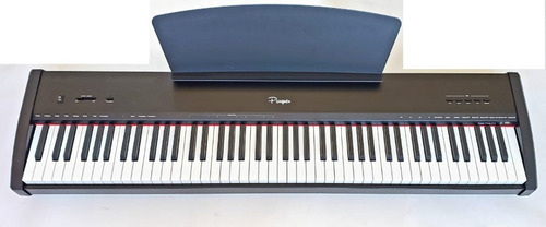 Imagen 1 de 10 de Piano Eléctrico Parquer P9wo Negro 88 Teclas Martillo