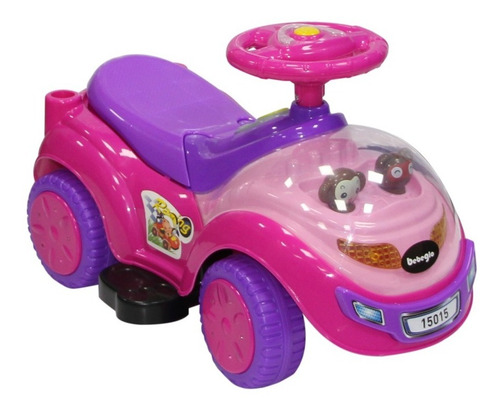 Imagen 4 de 8 de Correpasillo Musical Bebeglo Rs-15015-4 Fucsia