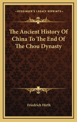 Libro The Ancient History Of China To The End Of The Chou...