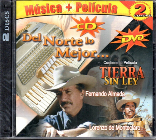 Del Norte Lo Mejor/ Éxitos & Pel. Tierra Sin Ley Cd+dvd Imp.