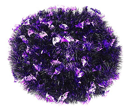 Waydress 26.2 Pies De Halloween Tinsel Garland Purple 5yyvc