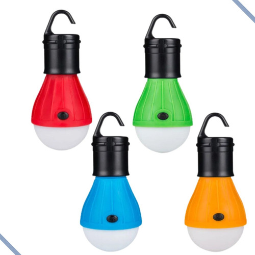 Lámpara LED para acampar, tienda de pesca, lámpara de emergencia, color amarillo