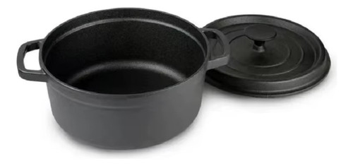 Olla Hierro Fundido Horno Fuego Negro Cocina Homilu Negro