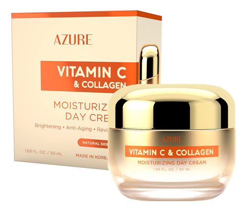 Azure Crema De Dia Con Vitamina C Y Colageno, Antienvejecimi