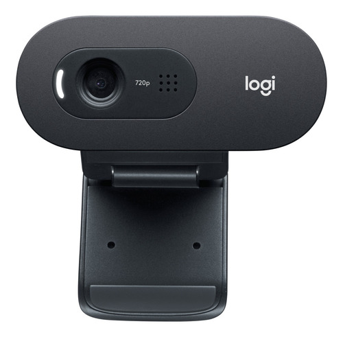 Webcam Hd 720p Com Microfone C505 Preto Logitech