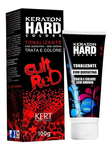 Kit 2 Coloração Keraton Hard Colors Cult Red