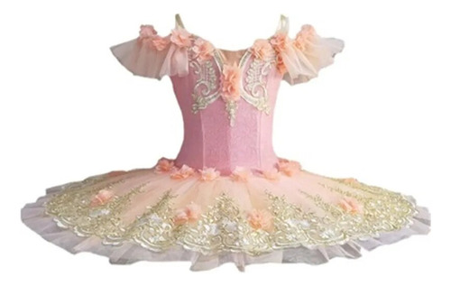 Vestido De Ballet Profesional Para Niñas Flowe Tutu Ballet S