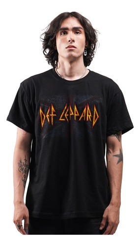 Camiseta Def Leppard Flag Rock Activity