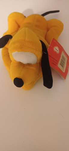 Muñeco Peluche Pluto Mini. 20x10 Cms. Suavecito Amarillo