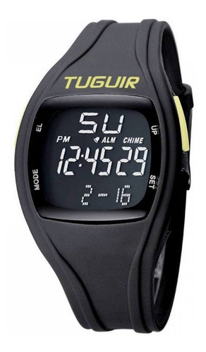Relógio Unissex Tuguir Digital Tg1801 - Preto E Verde