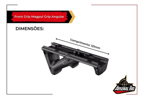 Front Grip Magpul Grip Angular Afg2 P/ Trilho 20mm Airsoft