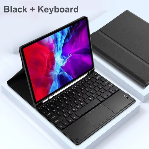Imagen 2 de 8 de Funda Teclado Esp + Touchpad Para iPad Air 5 10.9 (2022) M1