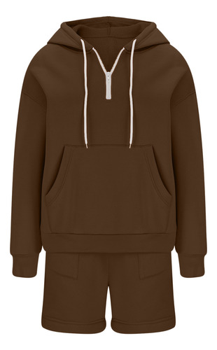 Conjunto De Pantalones Cortos Con Capucha De Ropa Deportiva