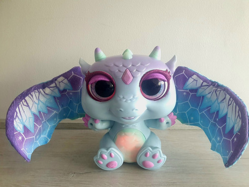 Furreal Moodwings Snow Dragon Juguete Interactivo