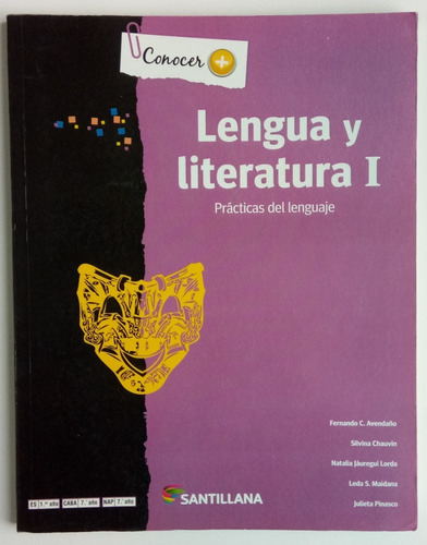 Lengua Literatura 1 Santillana Prácticas Lgje Conocer Libro