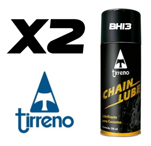 Lubrificante Para Correntes Tirreno Chain Lube Kit C/2 Latas