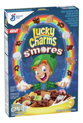 General Mills Cereal De Maíz Y Trigo Con Malvaviscos Lucky C