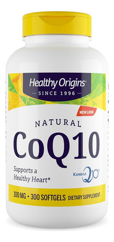 Healthy Origins Coq10 Natural 100mg Corazon Sano 300softgels