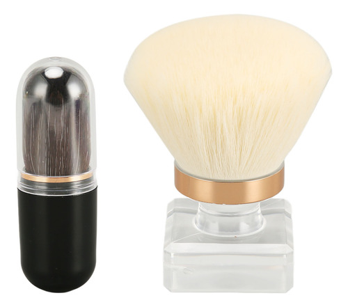 Brocha De Maquillaje Facial En Polvo, Rubor Para Mejillas, C