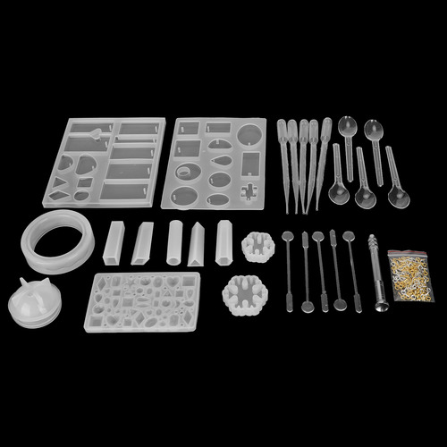 Kit De Moldes De Silicona Para Colgantes De Joyería Diy