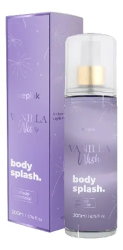 Body Splash Vanilla Wish Colônia 200 Ml - Wepink