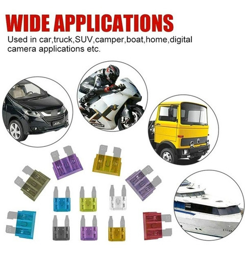 Imagen 7 de 9 de Kit 300pcs Fusibles Coche Automotriz Con Caja