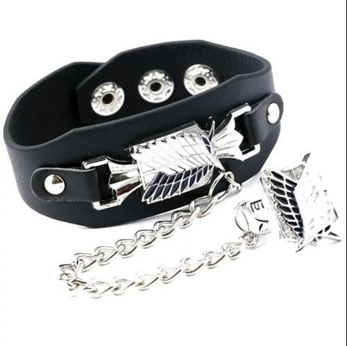 Pulsera Anillo Del Anime Snk Ataque A Los Titanes.