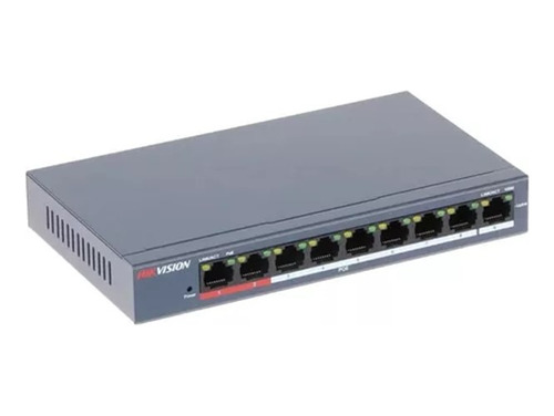 Switch Hikvision 8 Puertos 10/100m Poe Ds-3e0109p-em Red