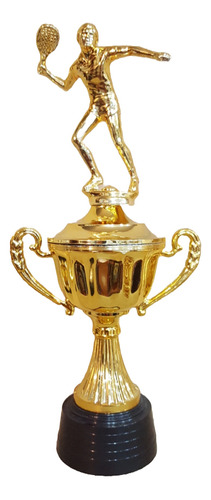 Copa Plástica Asas Trofeo Padel Paleta Ping Pong 28cm Env