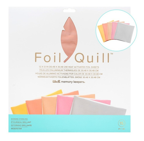  We R Foil Quill Metalic | Papel Metalizado 12 Pulgadas 15pz