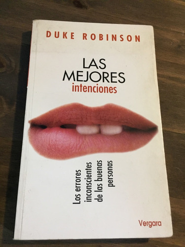 Libro Las Mejores Intenciones - Duke Robinson - Oferta