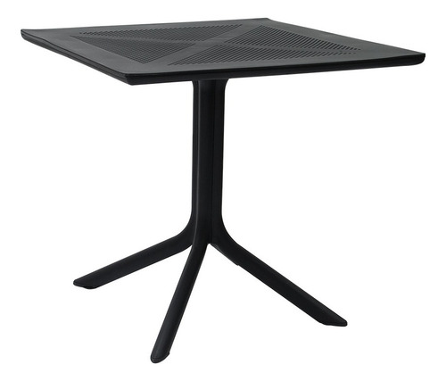 Imagem 2 de 4 de Mesa De Jantar Quadrada Milano Preto 80 Cm