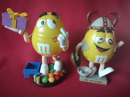 M&m Figuras De Colección,dispensador ( Le Falta Una Manito)