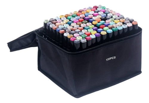 Juego De Bolígrafos Táctiles De Doble Punta Con 120 Colores