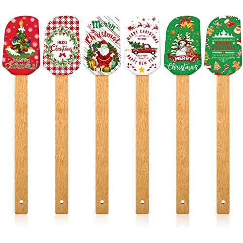 Set De 6 Espátulas De   Navidad. Espátulas De Cocina ...