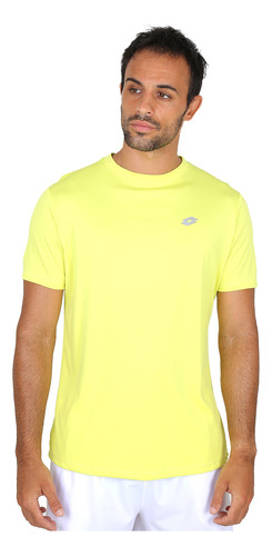 Remera Entrenamiento Lotto Active Msp Cross Hombre En Verde