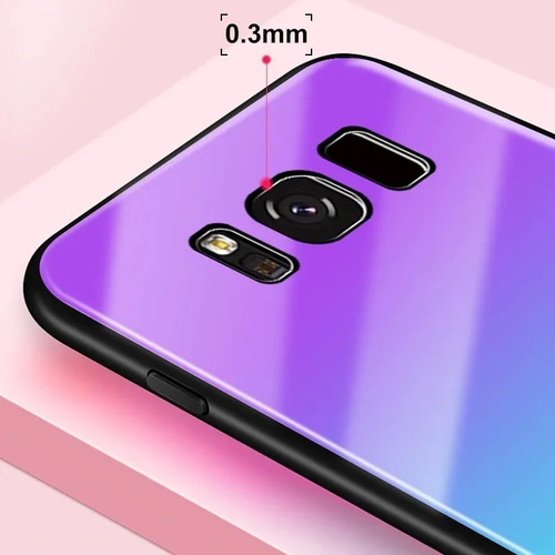 Protector Samsung A6 A7 A9 2018 Vidrio Atras Lujo 24 Hs